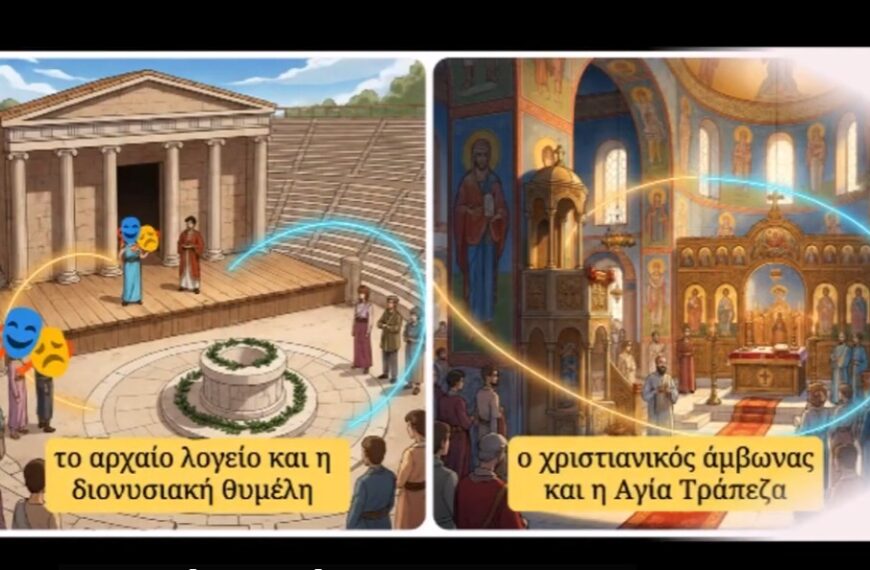 Υιοθεσία αρχαίων θεάτρων. Μαθητές ξεναγούν μαθητές στα αρχαία θέατρα. Η Πατμιάδα στο αρχαίο θέατρο των Οινιαδών