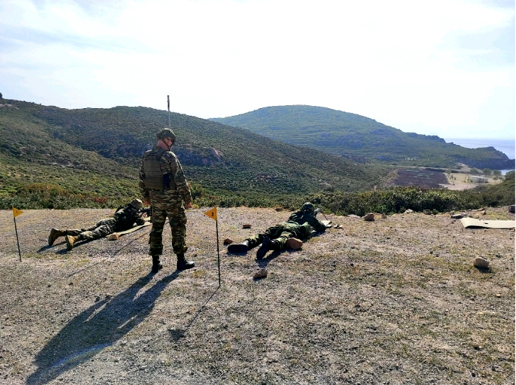 Εθνοφυλακή ΤΕΘ Πάτμου: Πραγματοποίηση βολής οπλισμού